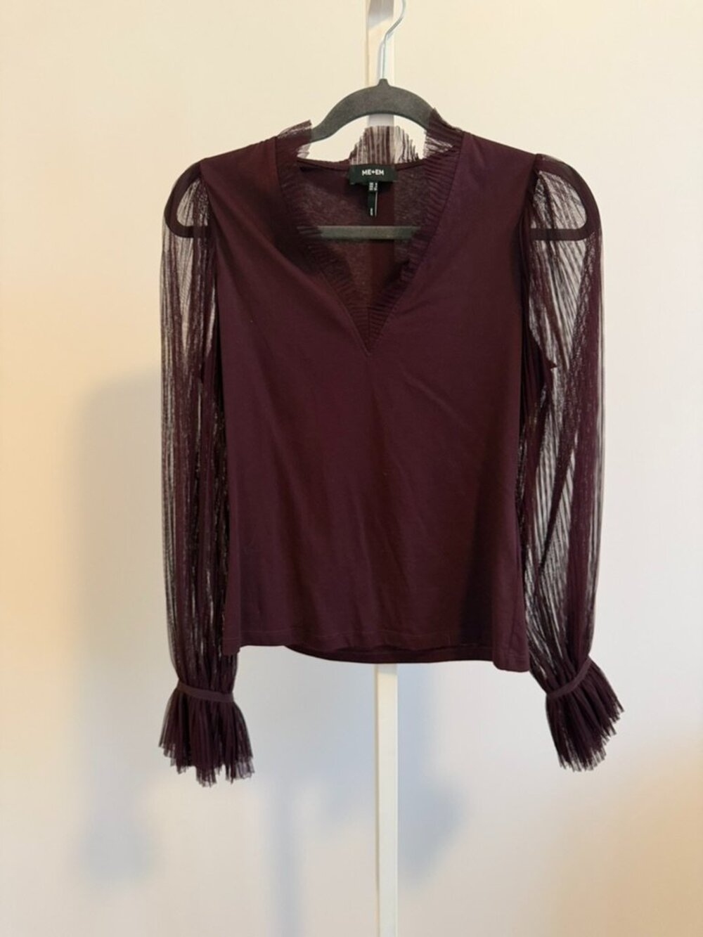 Burgundy Womens Top - Size 4